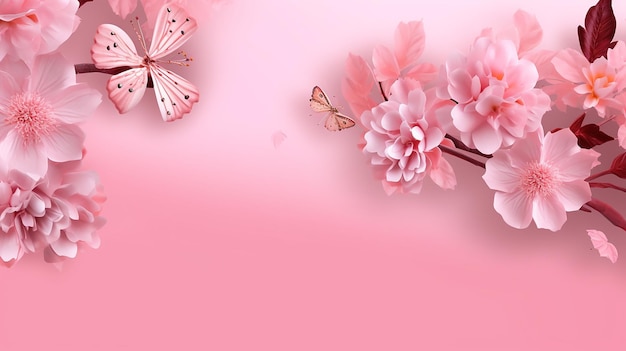 Beautiful Soft Pink Flower Ilustration