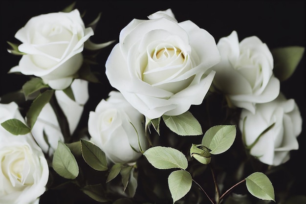 Beautiful soft white close-up flowers background