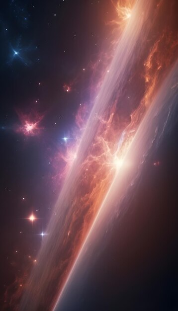 Photo beautiful space view background