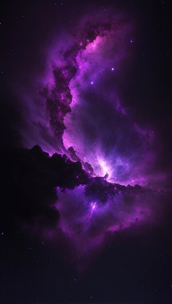 Photo beautiful space wallpaper