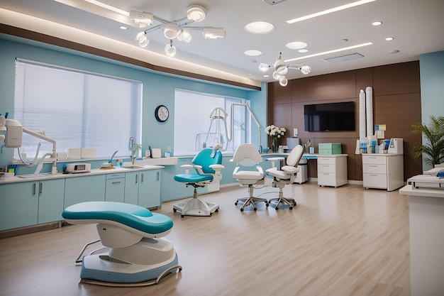 Beautiful spacious office of a dentist