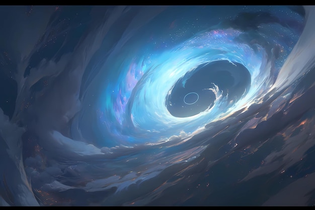Beautiful spiral arms hinting at the vastness and complexity of the universe
