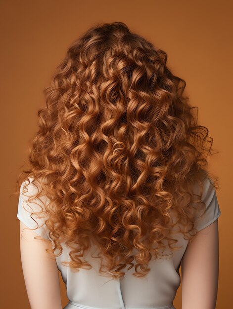 beautiful Spiral curls hair style