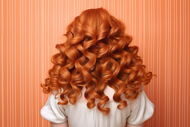 beautiful Spiral curls hair style