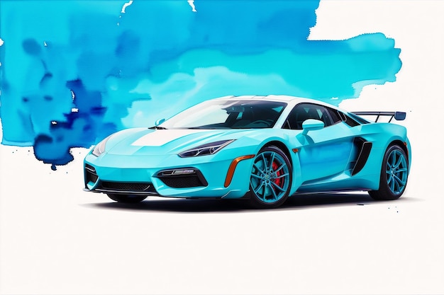 Beautiful sport car Unleashing the Thrill The Power and Elegance of Sports Cars Generative AI