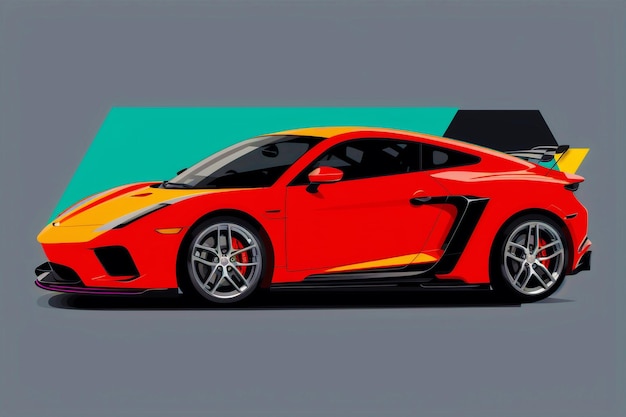 Beautiful sport car Unleashing the Thrill The Power and Elegance of Sports Cars Generative AI