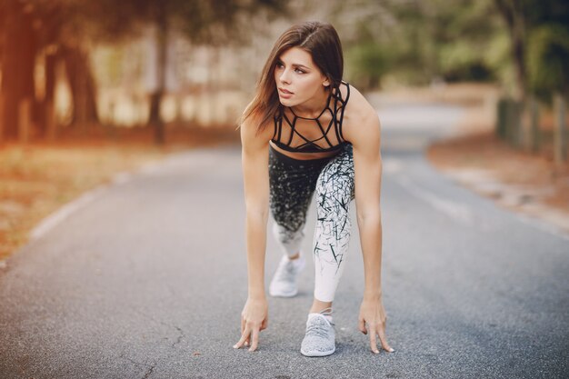 beautiful sporty girl