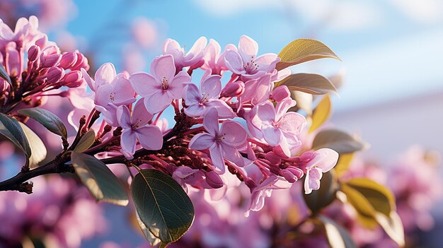 Beautiful spring flowers in the gardengenerative ai