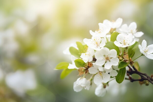 Beautiful spring flowers