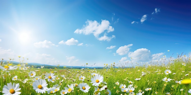 A beautiful spring meadow