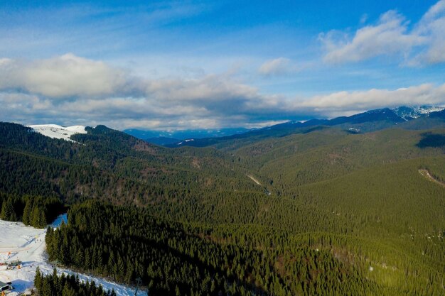 Photo beautiful spring in the mountains. location carpathian, ukraine, europe. beauty world