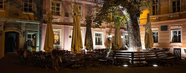 Beautiful street in the old town