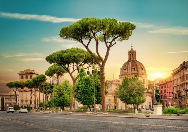 Beautiful street in Rome