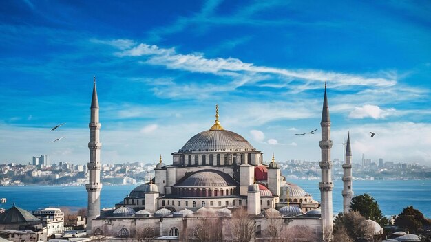 Photo the beautiful suleymaniye camii istanbul