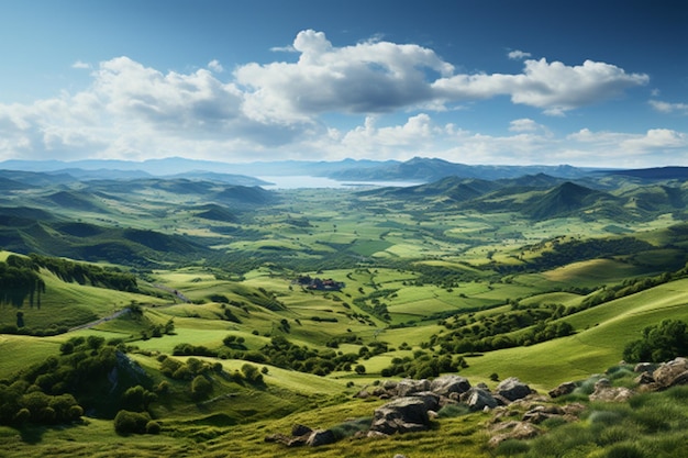 Beautiful summer landscape in the mountains Ukraine Carpathians