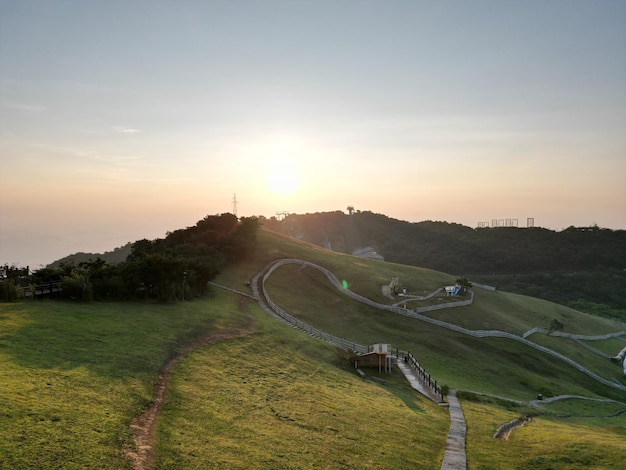 Foto bel sorgere del sole