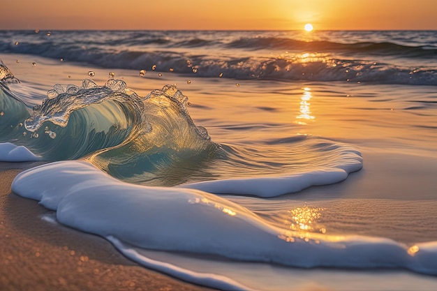 beautiful sunrise on the beachbeautiful sunrise on the beachsunset at the baltic sea beach