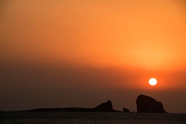 A Beautiful Sunrise in Jeju Island Korea