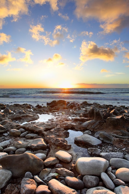 Bel tramonto alle isole canarie