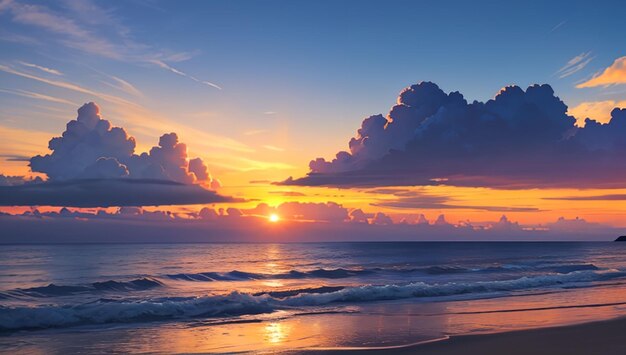 壁紙用の美しい夕暮れのシーン