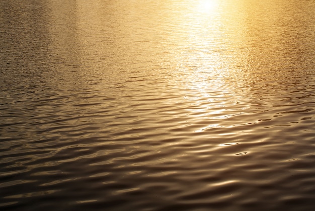 Beautiful sunset water background