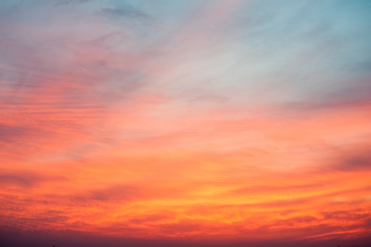 Photo 美しい夕日