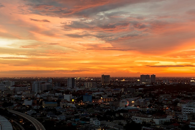 美しい夕日