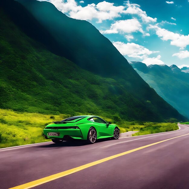 Green Car Wallpaper HD 32626 1920x1080px