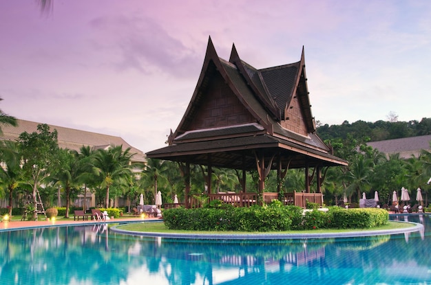 Beautiful swimming pool in Thailand