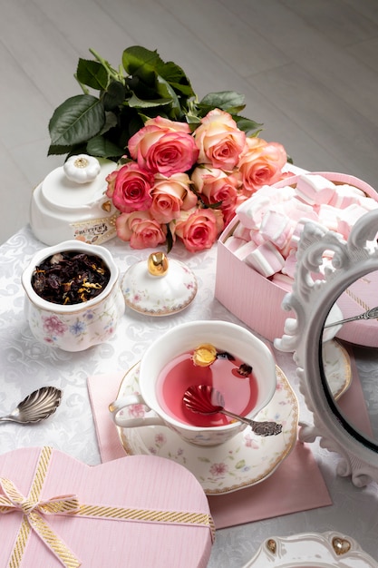 Beautiful tea party assortment