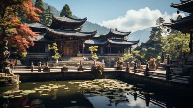 Photo beautiful temple