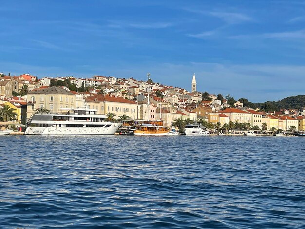 Beautiful town Summer holidays Adriatic sea