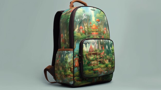 Photo beautiful travel backpack