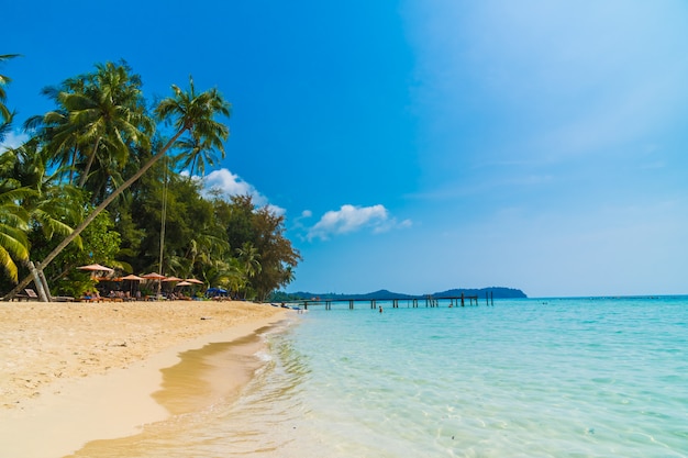 Beautiful tropical beach and sea