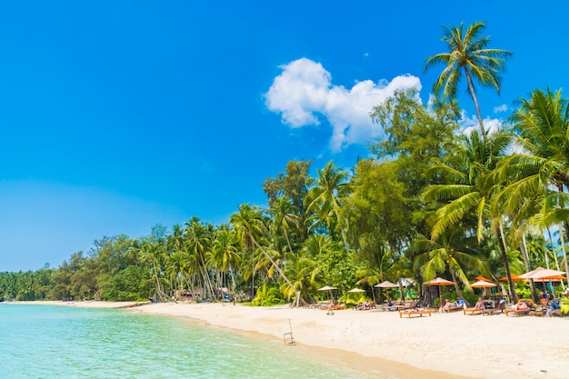 Beautiful tropical beach and sea