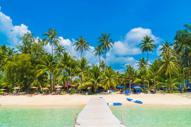 Beautiful tropical beach and sea