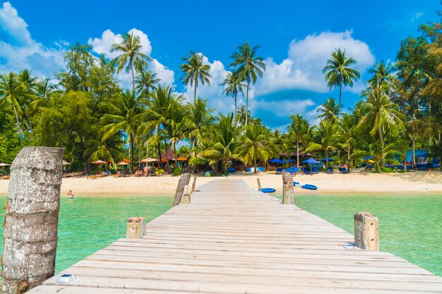 Beautiful tropical beach and sea