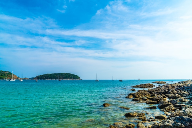 Beautiful tropical beach and sea