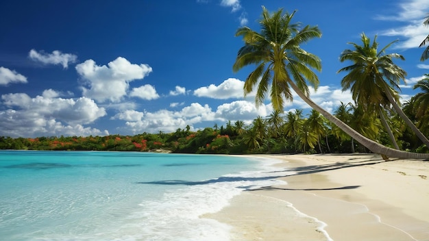 Beautiful tropical beach and sea