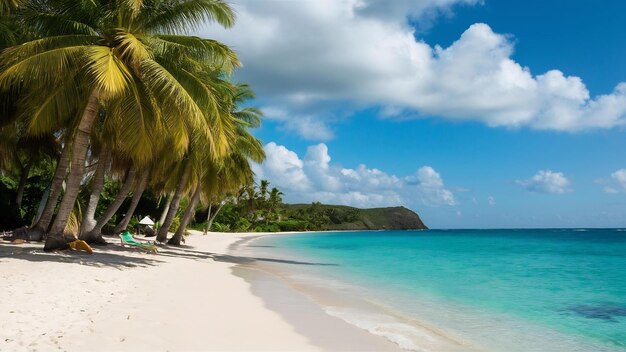 Beautiful tropical beach and sea