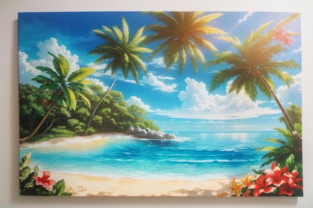 Beautiful tropical beach and sea