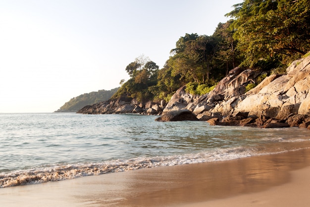 beautiful tropical ocean coast