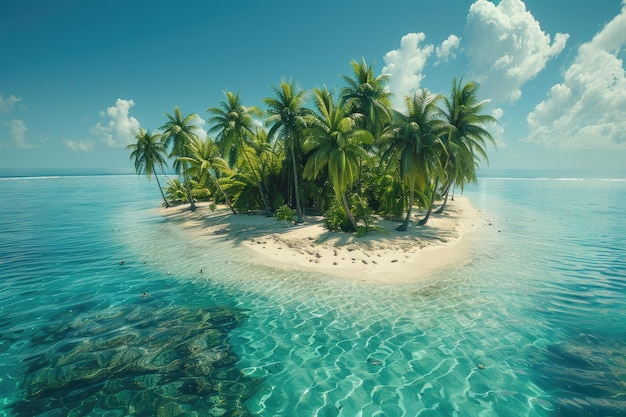 Прекрасный тропический бирюзовый океан пляж профессиональная фотография