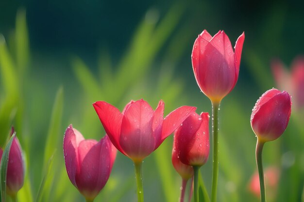 beautiful tulips in the garden beautiful tulips in the garden beautiful tulips flowers in the g