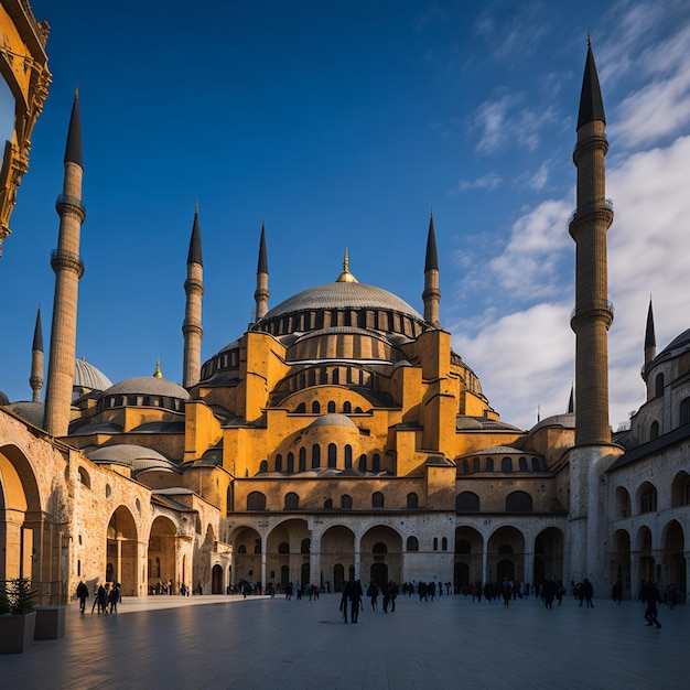 Красивая турецкая мечеть