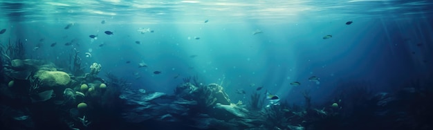 Photo beautiful underwater background