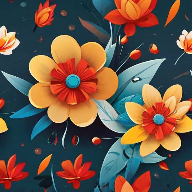 Beautiful Vector Flower Designs Explore Natures Elegance on Freepik