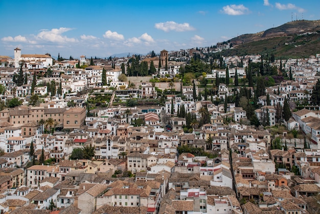 Beautiful view of the Albaicin district