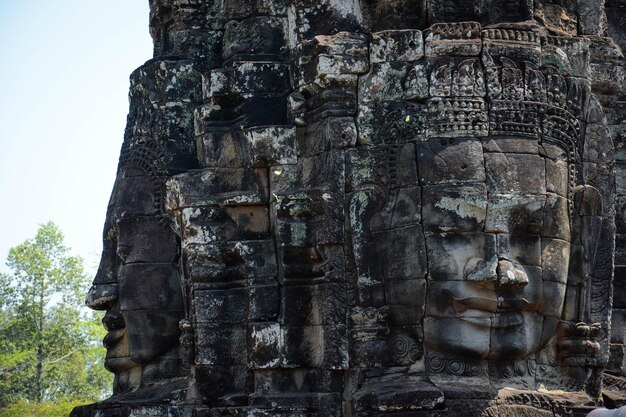 A beautiful view of Angkor Wat temple located in Siem Reap Cambodia