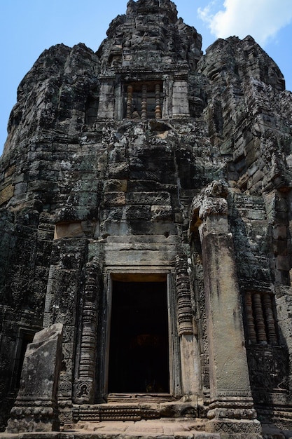 A beautiful view of Angkor Wat temple located in Siem Reap Cambodia